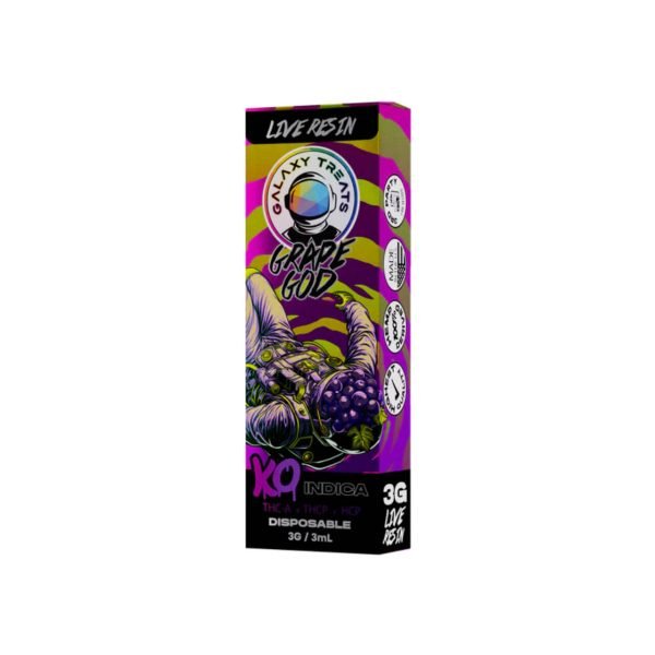 Grape God - Galaxy Treats KO Live Resin Disposable 3G