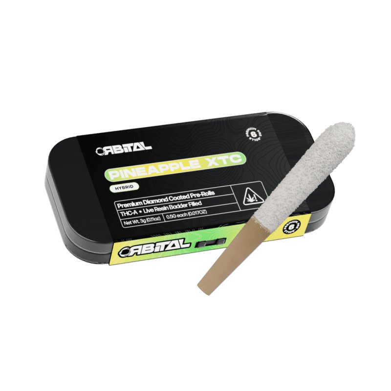 Pineapple XTC - Galaxy Treats Orbital THC-A Pre-Rolls 6CT