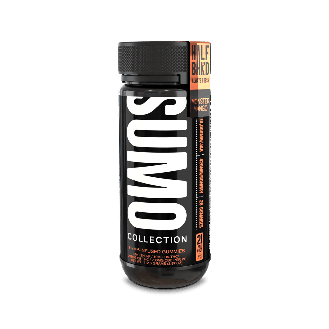 Monster Mango - Half Bak'd Sumo Gummies 10000MG