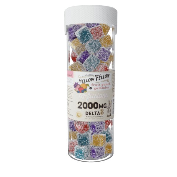 Fruit Punch - Mellow Fellow Delta-8 Gummies 2000MG
