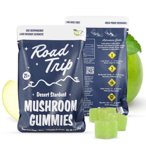 Green Apple - Road Trip Desert Stardust Mushroom Gummies