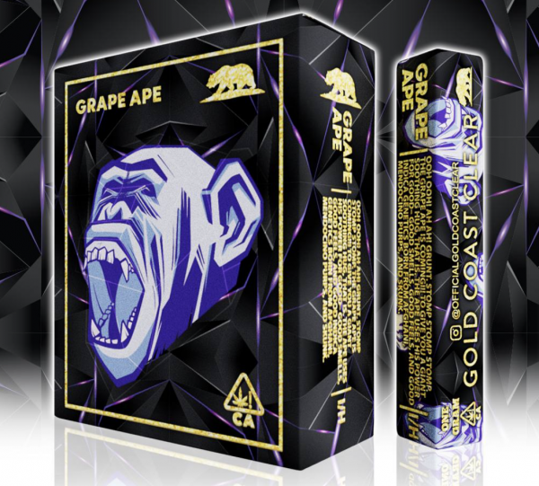 Gold Coast Clear | Grape Ape Cartridge