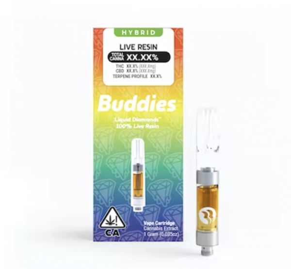 Buddies | Strawberry Mimosa (Pride) Live Resin Liquid Diamonds Cartridge
