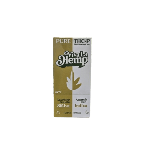 Laughind Buddha X Amnesia Haze - Viva La Hemp THCP Dual Disposable Vape 1G